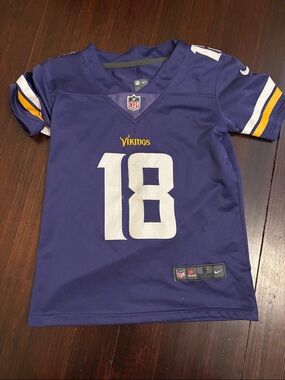 Justin Jefferson Nike Kids Minnesota Vikings Purple #18 Jersey